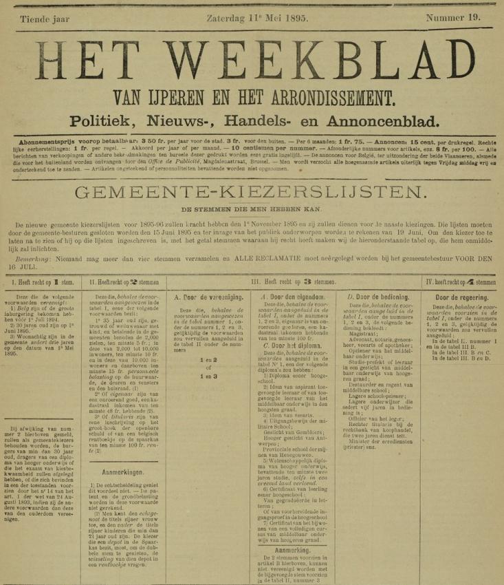 Het Weekblad - 11 mei 1895