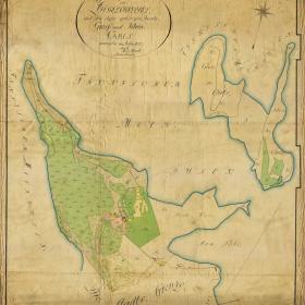 1820: Kadasterkaart van het district Ziegelskoppel (Kopli) en de eilanden Gro&szlig;carls en Kleincarls (Paljassaare) in Tallinn door Magnus Johan Storch, stedelijk landmeter in Tallinn.
TLA.149.4.246