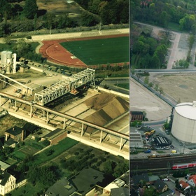 De suikerfabriek van Lehrte werd in 1883 gesticht in de agrarische omgeving van de gemeente. Lehrte kreeg pas in 1898 stadsrechten. De eerste spoorlijn liep al in 1843 van Lehrte naar Hannover. De stad ontwikkelde zich tot een spoorwegknooppunt. Hierdoor nam de bevolking toe van 755 inwoners in 1842 tot 6551 inwoners in 1900. Deze snelle industriële en stedelijke ontwikkeling zorgde ervoor dat de suikerfabriek zich aan het einde van de 20ste eeuw midden in de stad bevond. Elk jaar in september begon de suikerbietenoogst en het transport van de bieten naar de suikerfabriek. Door de centrale ligging van de fabriek leidde dit regelmatig tot verkeersopstoppingen. Om economische redenen werden bieten voor het laatst anno 1998 in Lehrte tot suiker verwerkt. In 2001 en 2002 werden, op enkele historische gebouwen en een suikersilo na, alle transport- en productiefaciliteiten gesloopt en het puin afgevoerd. Op het vrijgekomen terrein vestigden zich naderhand detailhandel en dienstverlenende ondernemingen. Het gebied rond de bewaarde watertoren maakt tegenwoordig deel uit van het stadspark.